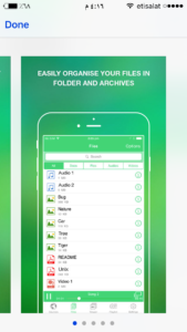 تطبيق iFile Organizer للأيفون تنزيل الأغاني والفيديوها 5