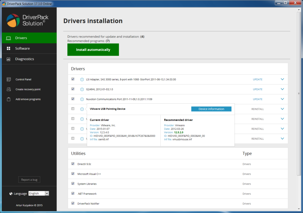 تحميل اسطوانة التعريفات 2023 DriverPack Solution 3