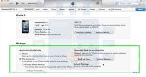 طريقة تحميل برنامج iTunes وعمل نسخة احتياطية من هاتف iPhone 5