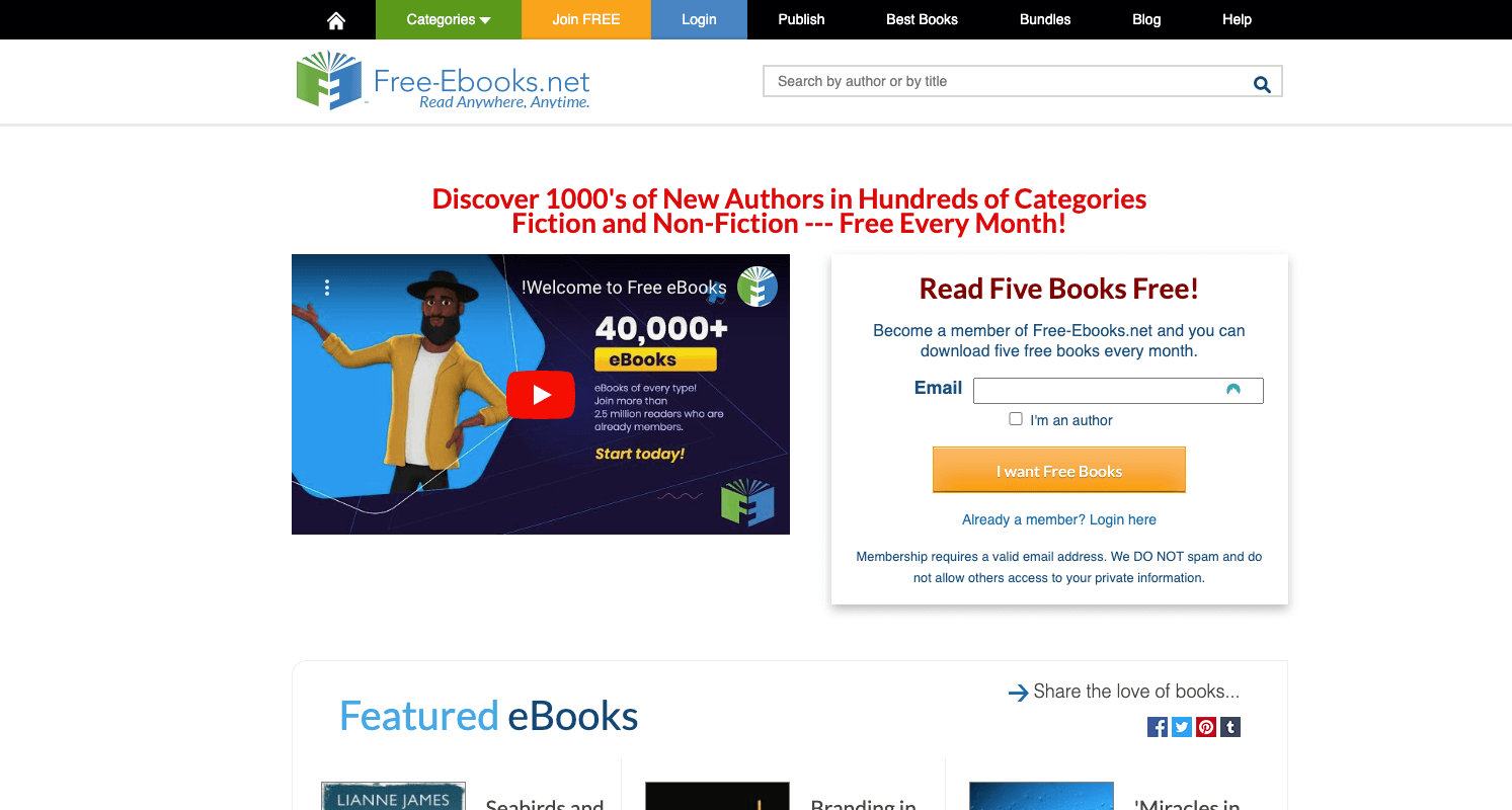 أفضل 18 موقعًا لتنزيل الكتب المجانية في عام 2023 دليلاً شاملاً 16 لقطة شاشة لموقع Free-eBooks.net