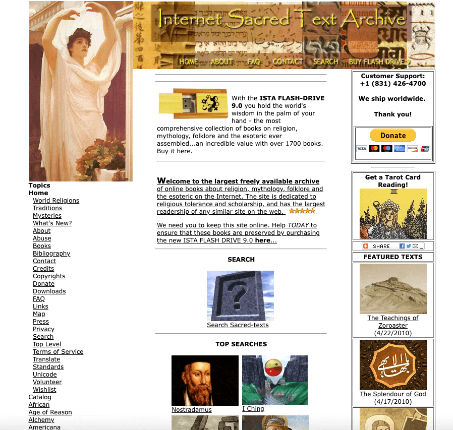 أفضل 18 موقعًا لتنزيل الكتب المجانية في عام 2023 دليلاً شاملاً 14 صورة لموقع تنزيل الكتب sacred-texts