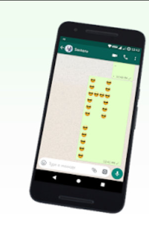 تطبيق خاص بواتس اب TEXT TO EMOJI يقوم بتحويل النص الى رموز تعبيرية 1