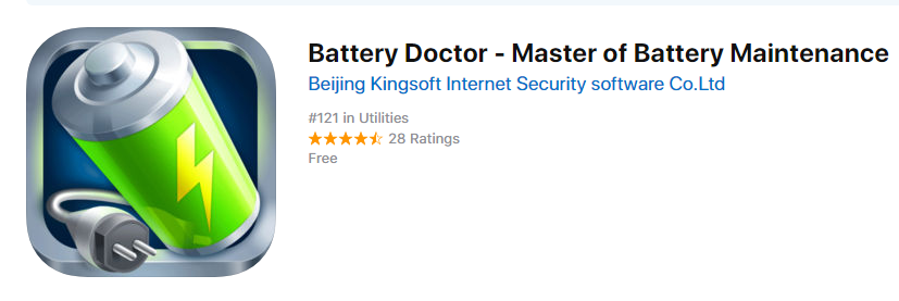 الحفاظ على بطارية الأيفون Battery Doctor 4