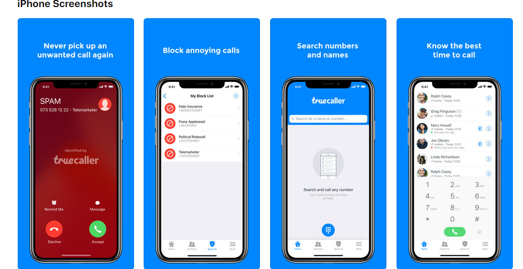 معرفه اسم المتصل للايفون Truecaller تطبيق تروكلر للايفون 2