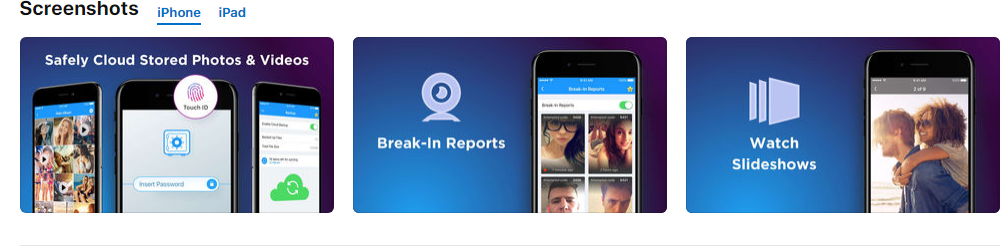 تطبيق لحماية الصور الخاصة للايفون Photo Privacy Keeper 2