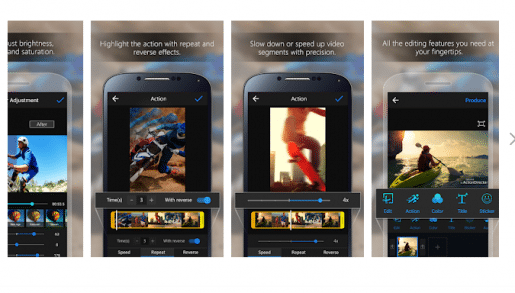 افضل تطبيق ActionDirector لتعديل الفيديو للاندرويد بإحترافية 2