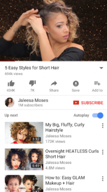 YouTube لمشاهدة ورفع وتحميل الفيديوهات لهواتف الاندرويد 2