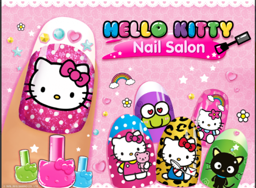 أروع لعبة للبنات صالون تجميل الاضافر للهواتف Hello Kitty 2