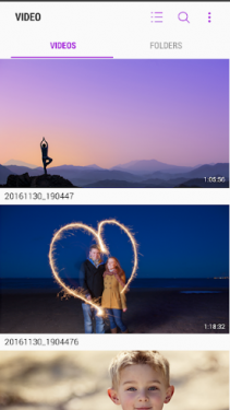 Samsung Video Lidrary تطبيق للهواتف 2