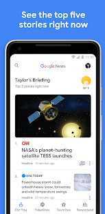 Google تطبيق للاخبار للهواتف 2