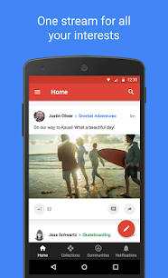 GOOgle+ تطبيق للهواتف 2