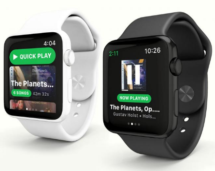 شركة Spotify وساعة Apple Watch 1