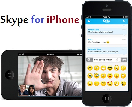تطبيق سكاى بى للايفون - Skype for iPhone 5