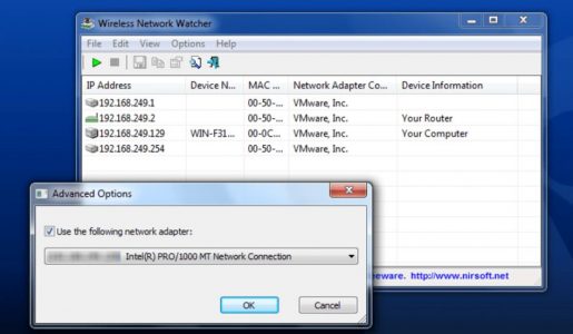 برنامج wireless network watcher لمعرفة وتحكم المتصلين بالشبكة 2