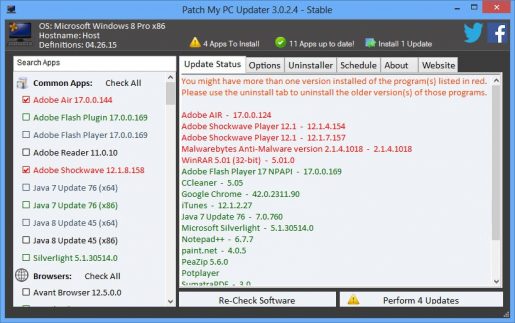 برنامج Patch My PC لتحديث جميع برامج الويندوز 2