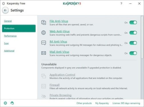 برنامج Kaspersky Antivirus مجانى لويندوز 10 4