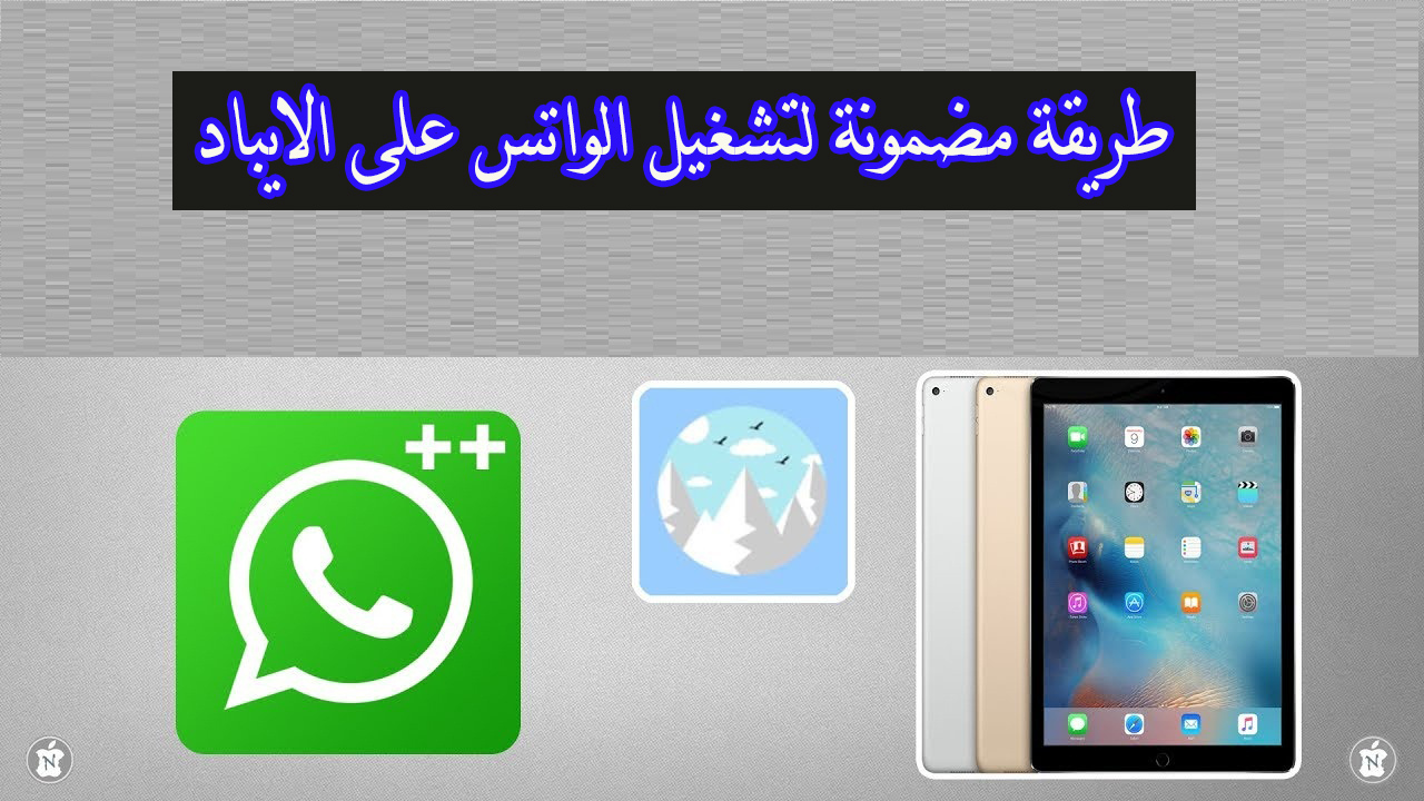 طريقة تشغيل الواتس على الايباد ios 1