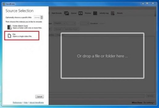 برنامج HandBrake لتقيل جحم الفيديو مع الشرح 3