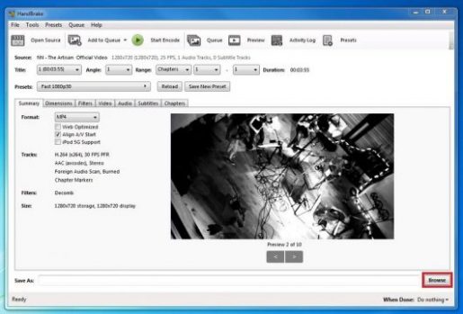 برنامج HandBrake لتقيل جحم الفيديو مع الشرح 4
