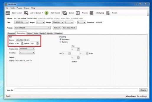 برنامج HandBrake لتقيل جحم الفيديو مع الشرح 5