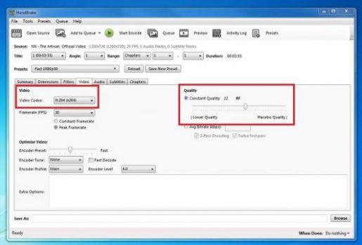 برنامج HandBrake لتقيل جحم الفيديو مع الشرح 6