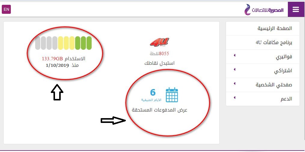 طريقة انشاء حساب على tedata ومعرفة الاستهلاك من الجيجات 7 طريقة انشاء حساب على tedata ومعرفة الاستهلاك من الجيجات 7