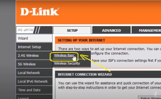 تغيير باسورد الواى فاى واسم الشبكة مودم D-Link 4