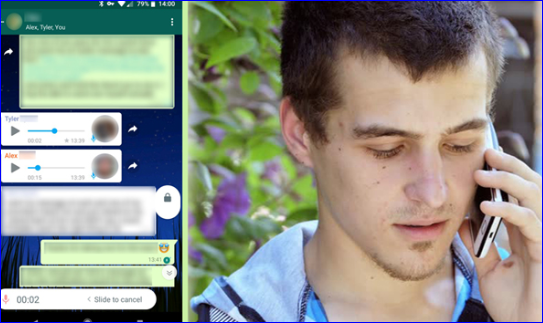 كيفية استماع رسائل الصوتية WhatsApp بدون سماعات الرأس 1