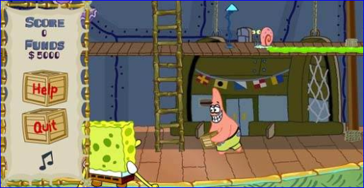 تحميل لعبة سبونج بوب Assault Anchovy 2