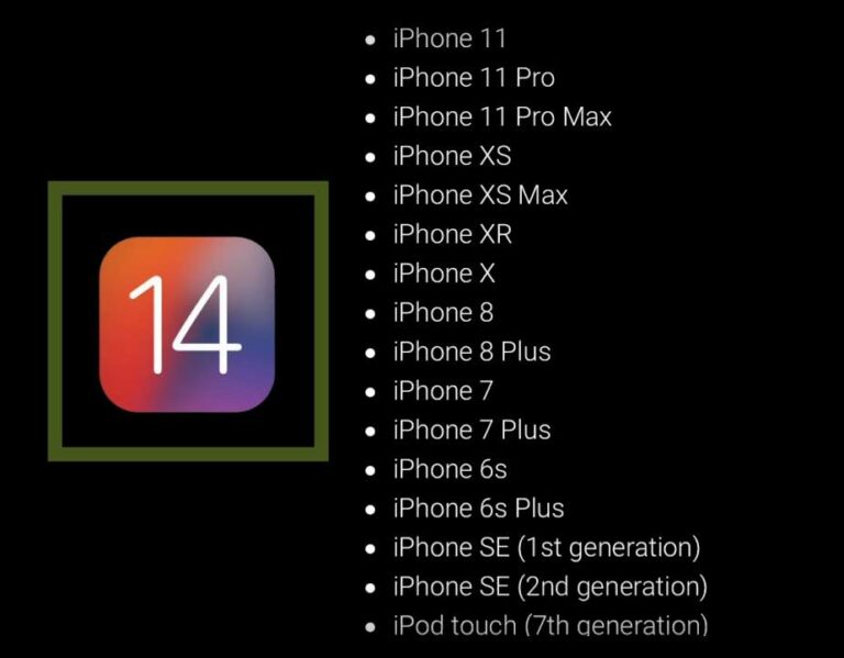 جميع مميزات ios 14 والجوالات التى تدعمها 5