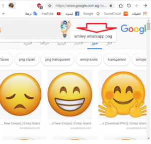How to access WhatsApp icons and stickers without backgrounds 3