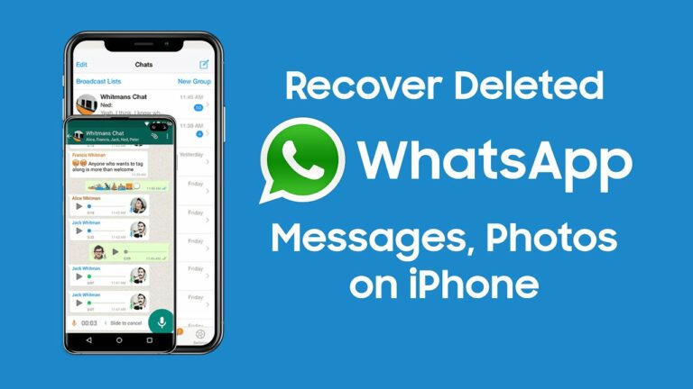 How to recover deleted messages and WhatsApp for iPhone 1