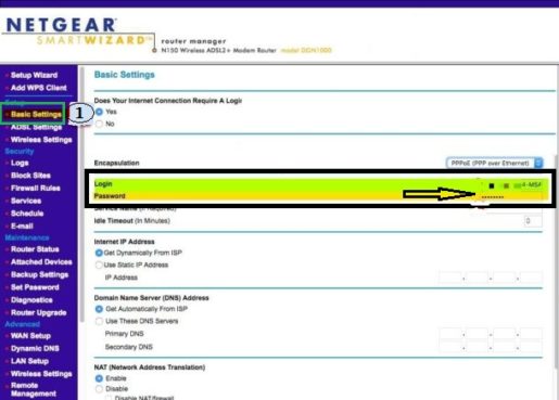 Configure the netgear router settings 3