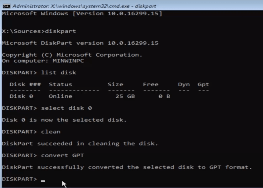 how to convert an MBR to GPT 5