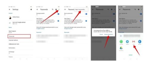 How to find passwords saved in an Android phone 3
