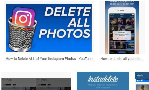 How to delete all Instagram posts in one go