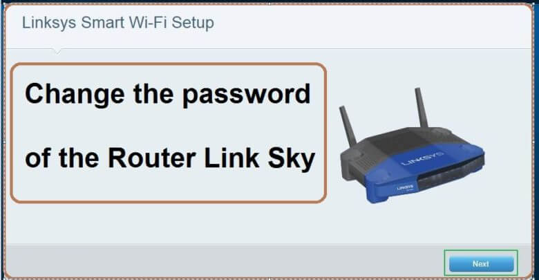 how to set up a password on your Linksys