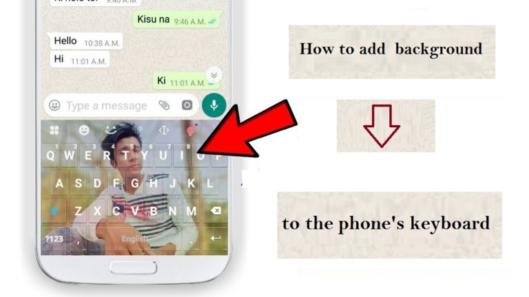 How to add a picture or background to the phone’s keyboard 8