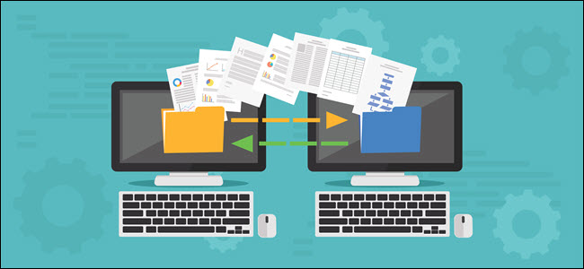 How to transfer files from computer to computer via the network 1