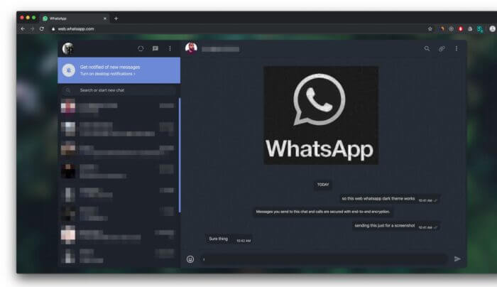 How to enable dark mode in WhatsApp on the web and desktop 2