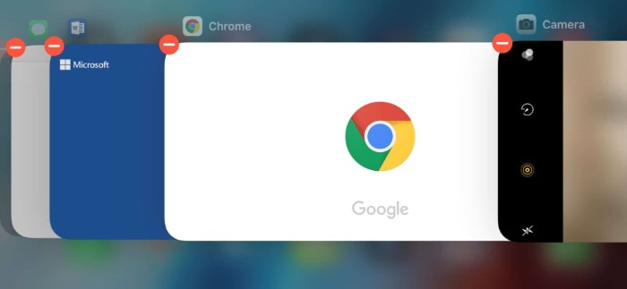 كيفية إغلاق التطبيقات على ايفون iPhone X 4