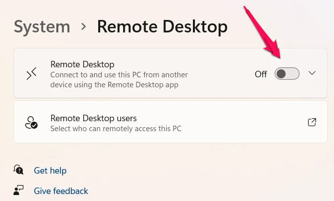 كيفية تفعيل Remote Desktop في ويندوز 11 Windows 3