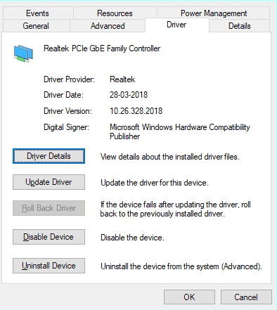 اصلاح مشكلة الإنترنت بعد تحديث ويندوز 10 Windows 2
