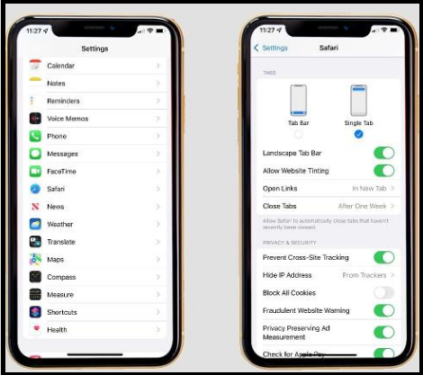 كيفية نقل شريط عناوين سفارى إلى أعلى الشاشة في iOS 15 2 كيفية نقل شريط عناوين سفارى إلى أعلى الشاشة في iOS 15 2
