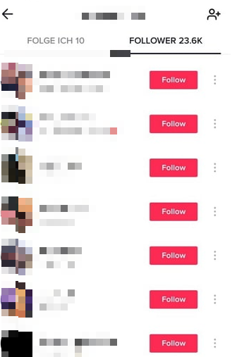 كيفية عرض قائمة المتابعين على تيك توك TikTok 2
