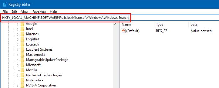 شرح تعطيل كورتانا Cortana في ويندوز 10 Windows 3