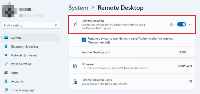شرح تفعيل وتمكين Remote Desktop على ويندوز 11 3