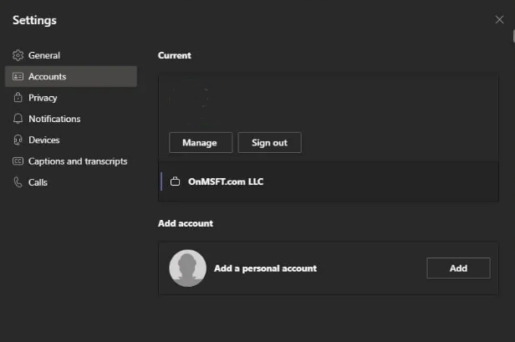 كيفية إضافة حساب شخصي إلى تطبيق Microsoft Teams 3