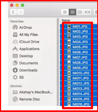 كيفية إعادة تسمية الملفات دفعة واحدة على الماك Mac 4