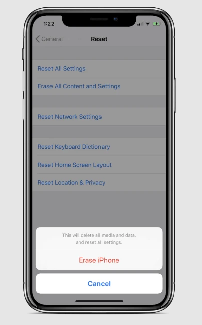 اصلاح مشكلة "لا توجد خدمة" على جهاز iPhone الخاص بك 2